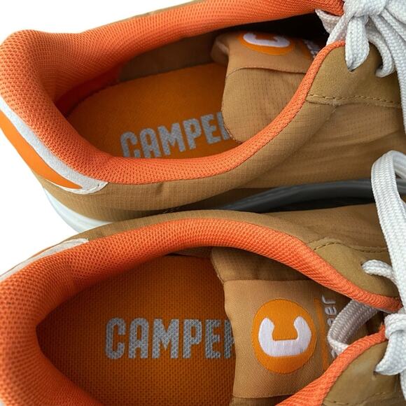 Camper Womens Runner K21 Brown Orange Sneaker size 8 size 38 - Picture 7 of 12